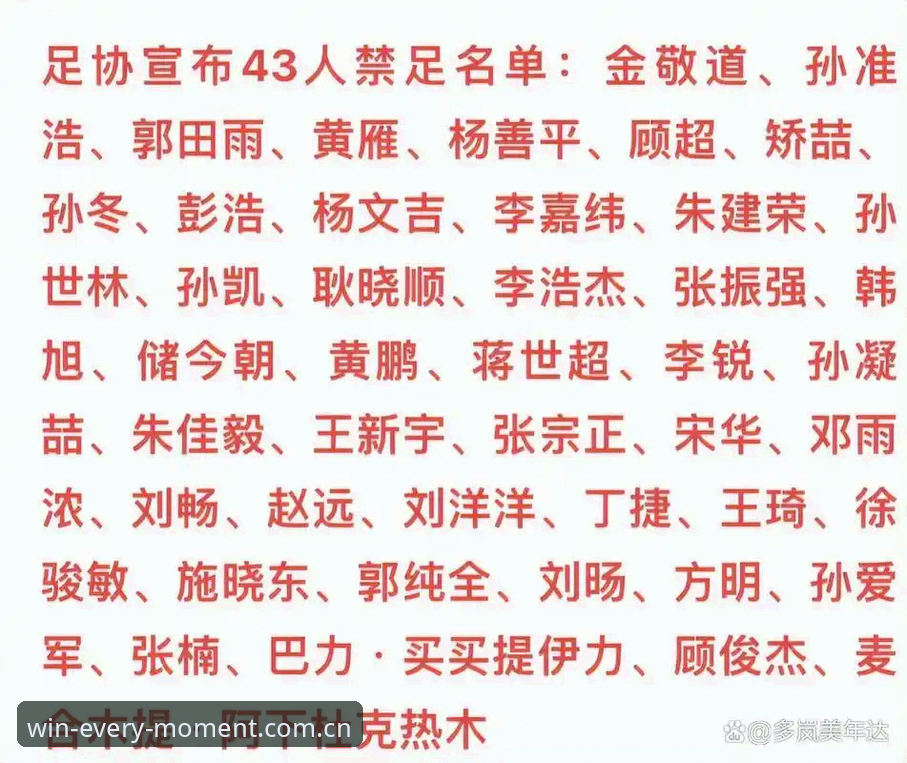 足协第三批禁足名单公布,德赢体育iOS版用户如何解读行业大洗牌?